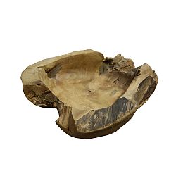 Mísa na ovoce  z teakového dřeva HSM collection Rakke, ⌀ 40 cm