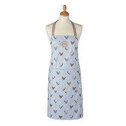 Modrá bavlněná kuchařská zástěra Cooksmart England Farmer
