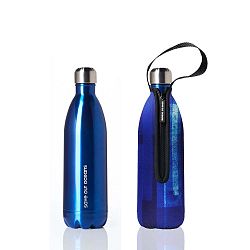 Modrá cestovní termolahev z nerezové oceli s obalem BBBYO Blaze, 1l