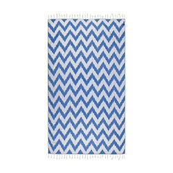 Modrá hammam osuška Kate Louise Laila, 165 x 100 cm