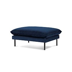 Modrá podnožka Cosmopolitan Design Vienna, 100 x 80 cm