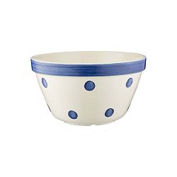 Modrá puntíkatá kameninová miska na puding Mason Cash Basin, ⌀ 22 cm