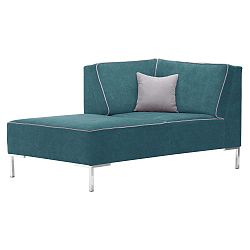 Modrá rohová lenoška Corinne Cobson Home Blackbird, levý roh