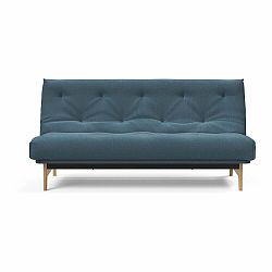 Modrá rozkládací pohovka Innovation Aslak Elegance Petrol, 92 x 200 cm