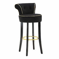 Modrá sametová barová židle 96 cm Luxy – Mauro Ferretti