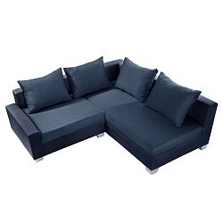 Modrá sedačka Interieur De Famille Paris Aventure, pravý roh