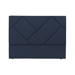 Modré čelo postele HARPER MAISON Annika, 160 x 120 cm