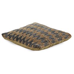 Modro-hnědý polštář s výplní Geese Mumbai, 45 x 45 cm