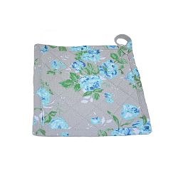 Modro-šedá bavlněná podložka pod horké nádoby Ego Dekor Emmy