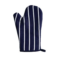 Modrobílá chňapka Premier Housewares Butcher Stripe Oven Glove