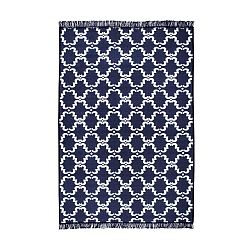 Modrobílý oboustranný koberec Homedebleu Risus, 120 x 180 cm