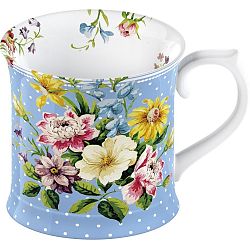 Modrý porcelánový hrnek Creative Tops English Garden, 350 ml