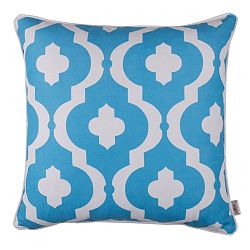 Modrý povlak na polštář Apolena Balkan Ornament, 43 x 43 cm