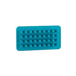 Modrý silikonový nástěnný držák na tužky/štětce/kartáčky Wenko Ampio