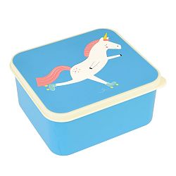Modrý svačinový box s jednorožcem Rex London Magical Unicorn