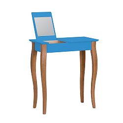 Modrý toaletní stolek se zrcadlem Ragaba Lillo, šířka 65 cm