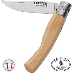 Multifunčkní nožík z nerezové oceli s rukojetí z bukového dřeva Jean Dubost