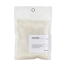Mycí žíňka s mýdlovými vločkami Meraki Herbs, 140 g