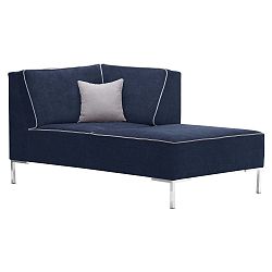 Námořnicky modrá rohová lenoška Corinne Cobson Home Blackbird, pravý roh