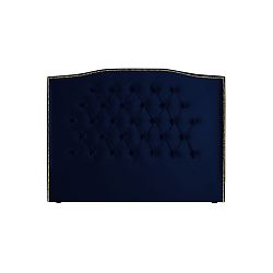 Námořnicky modré čelo postele Mazzini Sofas Anette, 180 x 120 cm