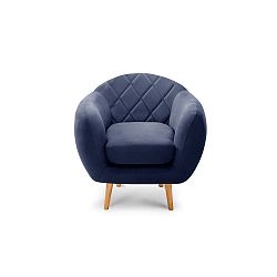 Námořnicky modré křeslo Scandi by Stella Cadente Maison Diva