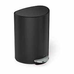 Nášlapný kovový odpadkový koš v matně stříbrné barvě 6 l – simplehuman