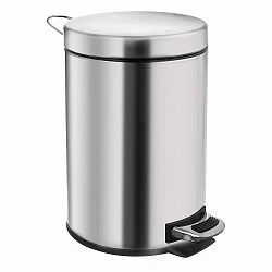 Nášlapný odpadkový koš z nerezové oceli v leskle stříbrné barvě 3 l – Orion