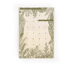 Nástěnka s poličkami z borovicového dřeva Surdic Pegboard Kentia Fir