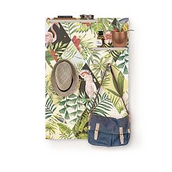 Nástěnka s poličkami z borovicového dřeva Surdic Pegboard Tropical