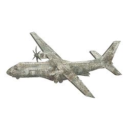 Nástěnná dekorace Mauro Ferreti Aviator, 107 x 64 cm