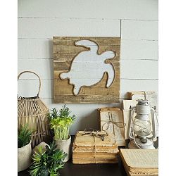 Nástěnná dřevěná dekorace Orchidea Milano Pannel Turtle