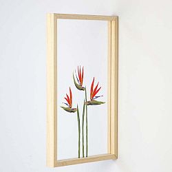 Nástěnná dřevěná dekorace Really Nice Things Ave del Paraiso, 30 x 50 cm