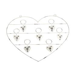 Nástěnná kovová dekorace s možností zavěšení fotek Dakls Heart