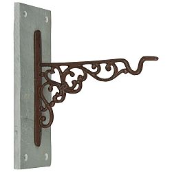 Nástěnná litinová konzole se se závěsem na květináč / krmítko Ego Dekor Ornament