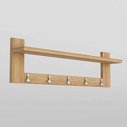 Nástěnná police s háčky z borovicového dřeva Kofin Pine