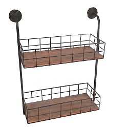 Nástěnná polička se dvěma košíky Antic Line Factory Spirit