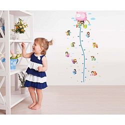 Nástěnná samolepka s dětským metrem Ambiance Balloon with Little Kids