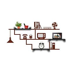 Nástěnná samolepka se 3 policemi Mauro Ferretti Home