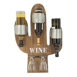 Nástěnná vinotéka ve tvaru kaktusu Mauro Ferretti Cactus