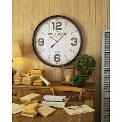 Nástěnné hodiny Orchidea Milano Wall Clock Living Dermo, ⌀ 90 cm