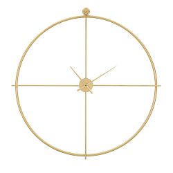Nástěnné hodiny ve zlaté barvě Mauro Ferretti Devoria, ⌀ 100 cm