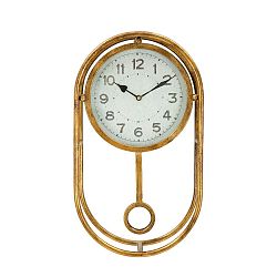 Nástěnné hodiny ve zlaté barvě Mauro Ferretti Muro