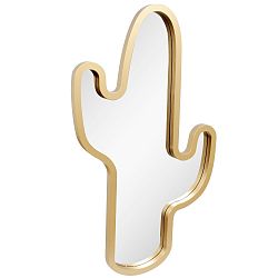 Nástěnné zrcadlo s rámem ve zlaté barvě Le Studio Cactus
