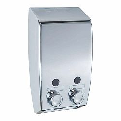 Nástěnný dávkovač na mýdlo Wenko Varese Double Chamber Chrome