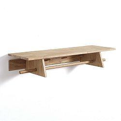 Nástěnný dřevěný věšák Tomasucci Rustico, 90 x 30 x 15,5 cm