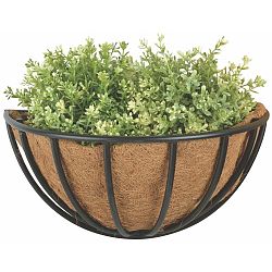 Nástěnný kovový koš Esschert Design Nice, šířka 35,5 cm