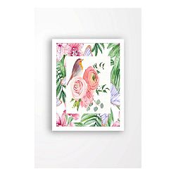 Nástěnný obraz na plátně v bílém rámu Tablo Center Garden Friends, 29 x 24 cm