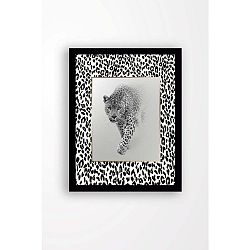 Nástěnný obraz na plátně v černém rámu Tablo Center Beast, 29 x 24 cm