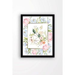 Nástěnný obraz na plátně v černém rámu Tablo Center Live, 29 x 24 cm