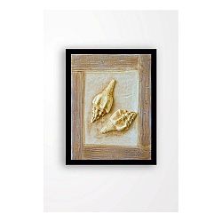 Nástěnný obraz na plátně v černém rámu Tablo Center Treasure, 29 x 24 cm